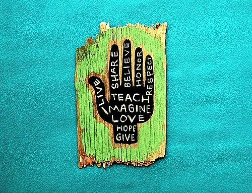 teaching hand