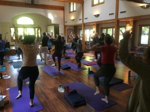 class at Yoga Calm Summer Intensive 2019